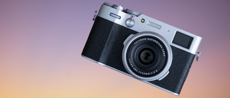 Fujifilm X100V 26.1 MP Mirrorless Camera with Fixed 23mm Lens LCD Tilt TouchScreen | SIlver & Black